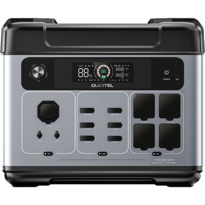 Портативная электростанция OUKITEL P2001E PLUS 2400Вт 680000мAч - фото 22086