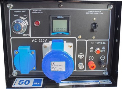 REDBO DPG-6500 Генератор дизельный (6.5 кВт/7.0 кВт, ручной/электро стартер, 498см3, дисплей) - фото 22197