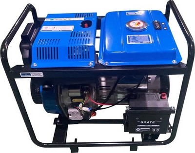 REDBO DPG-5000 Генератор дизельный (418см3, 5.0 кВт./5.5 кВт,ручной/электро стартер, дисплей) - фото 22201
