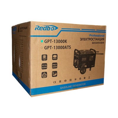 REDBO GPT-13000K Генератор бензиновый (459см3, 8.5 кВт./10 кВт, ручной/электро стартер) - фото 22212