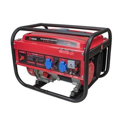 Edon PT-3300 Генератор бензиновый (208см3, 3000/3300Вт,12В/8,3А, ручной стартер) - фото 22249