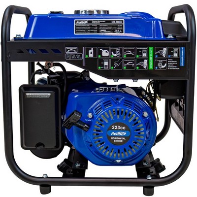 REDBO GPT-5000C Генератор бензиновый инверторный (223см3/ч, 3,5кВт/3,8 кВт, ручн.стартер, ECO) - фото 22318