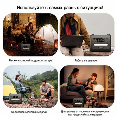 Портативная электростанция SOLARPLAY Q2402M-2500W-620000mAh - фото 22456