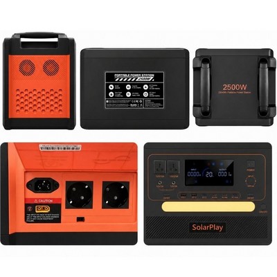 Портативная электростанция SOLARPLAY Q2402M-2500W-620000mAh - фото 22459