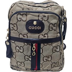 Рюкзак-сумка женская в брендовом стиле #10261, коричневая