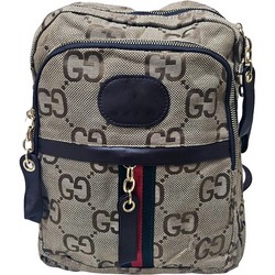 Рюкзак-сумка женская в брендовом стиле #10261, коричневая