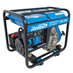REDBO DPG-7500 Генератор дизельный (532см3, 7.0 кВт./7.5 кВт,ручной/электро стартер, дисплей)