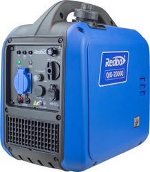 REDBO QIG-2000Q Генератор бензиновый инверторный (80 см3, 1600/2000 Вт, 3,4л.с./ 5500 об/мин, USB;)