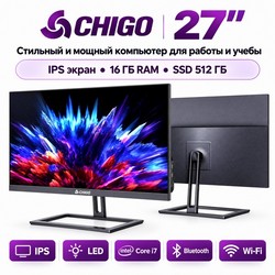Моноблок CHIGO XX-A270, 27", black, Intel Core i7-3740M, 16GB / 512GB